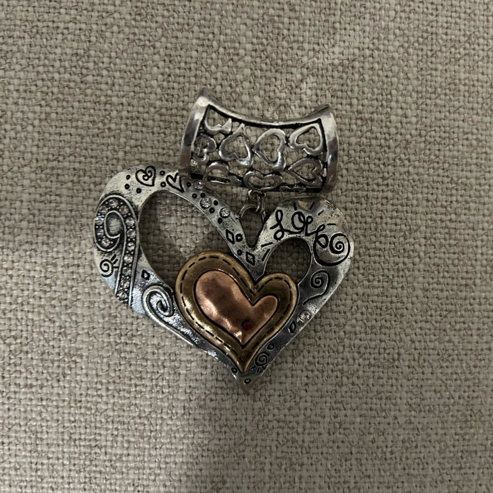Scarf Jewelry- Tri Tone - Picture 2 of 5